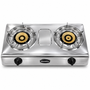 Double Burner Stainless Steel AUTO IGNITION Gas Stove Countertop (New arrival)