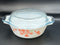 La Opala Aster Pink and aster blue casserole Bowl with Lid
