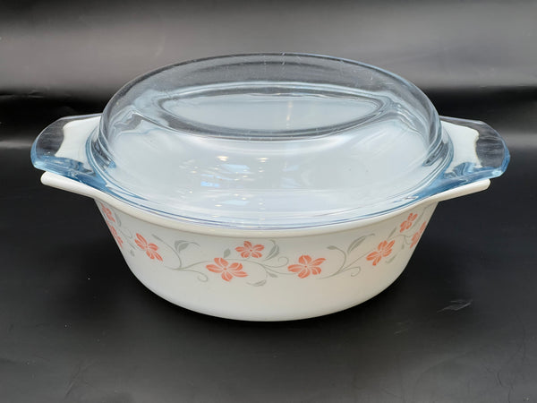 La Opala Grace red casserole Bowl with Lid