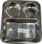 Steel Partition Plate / Thali Food Grade 1 pc light weight