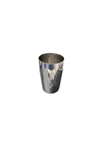 Stainless Steel drinking Glass height 11.5cm(Sapphire)
