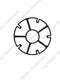 Auto Ignition LARGE Ring Gas Burner with Stainless Steel  Stand