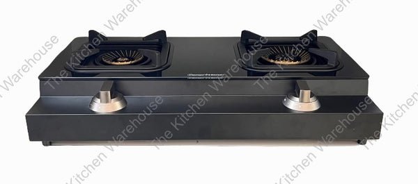 Double 2WOK Burner NZ with glass top Certified Gas Stove For INDOOR use