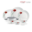 Diva From La Opala Classique Opalware soul passion Dinner Sets (White) -Set of 35 and 45 Pieces