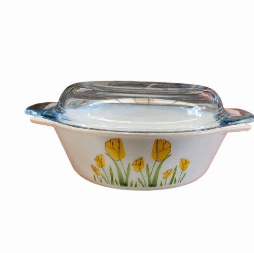 La Opala Tulip Passion Casserole Bowl with Lid