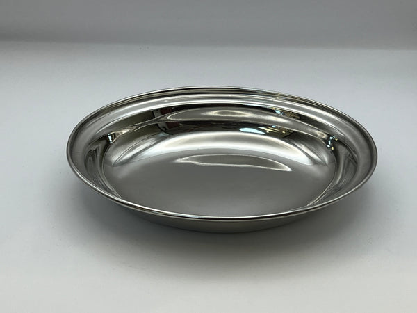 Stainless Steel Plate/Thali For Snacks/ pakora etc Oval 2 sizes
