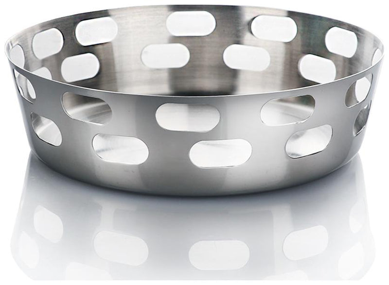 STAINLESS STEEL BREAD BASKET WITH CAPSULE HOLE