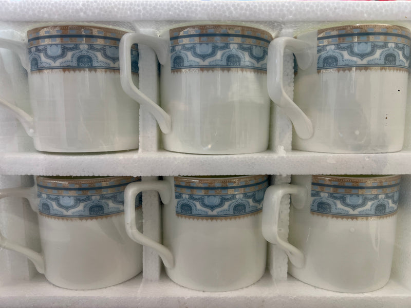 Mark coffee mugs Bone pack of 6