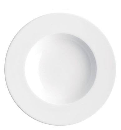 La Opala  Deep Snack Plate 8 inches Plain 1 piece