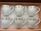 Mark Cup and saucer set of 6 Deco 4655