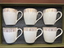 Mark Cup and saucer set of 6 Deco 4640