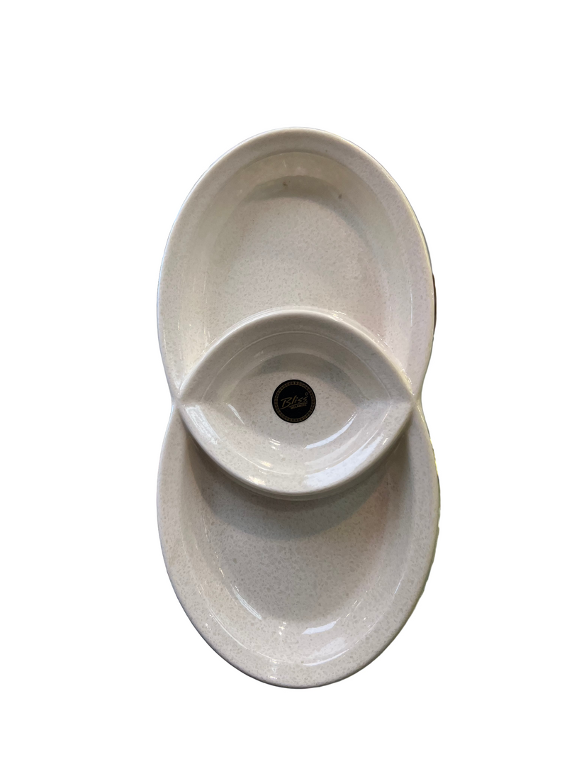 Chip & dip Serving Platter 2 colours