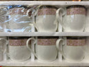 Mark coffee mugs Bone pack of 6