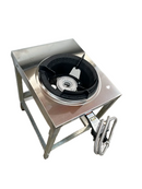 High Pressure Auto Ignition Ring Gas Burner with Heavy Duty Stainless Steel Panel Stand