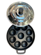 Vyan Paniyarakkal with steel lid (Appam Patra pan) induction base appe pan 2 sizes