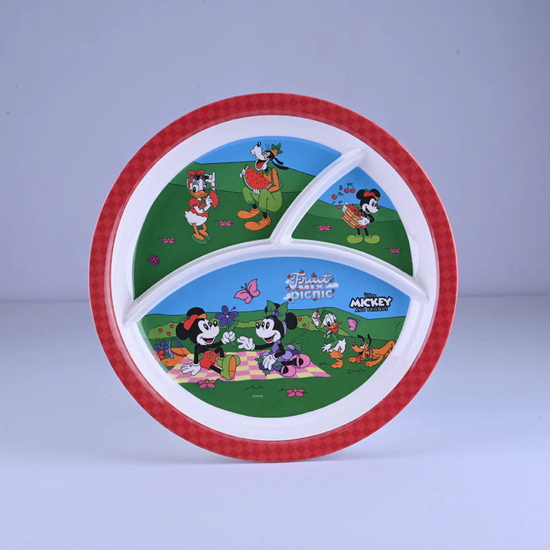 Servewell Dinner 3 Partition/Section Plate kids round