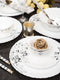 Diva From La Opala MYSTRIO BLACK dinner set 35,45 & 65 pcs