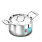 Hawkins Pro 3 L Triply Stainless Steel Milk Pan with Lid (PSMP30S)