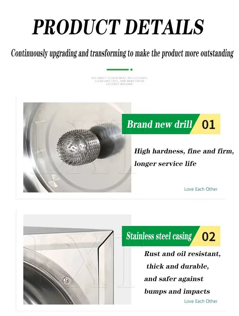 Electric Coconut Grater/Scraper/Shredder Big