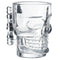 Glass Skull Head Shaped Beer Mug