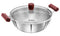 Hawkins Tri-ply Deep Kadhai 4 Litre with Glass lid CODE:SSK40G - The Kitchen Warehouse