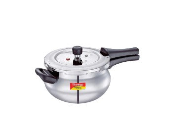 Prestige Alpha Deluxe Baby Handi Induction Base Stainless Steel Pressure Cooker, 2 litre, 3Litre,4Litre