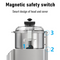 Yasaki Commercial Electric Vegetables and Meat Food Chopper Bowl Cutter Machine 18L 2200W