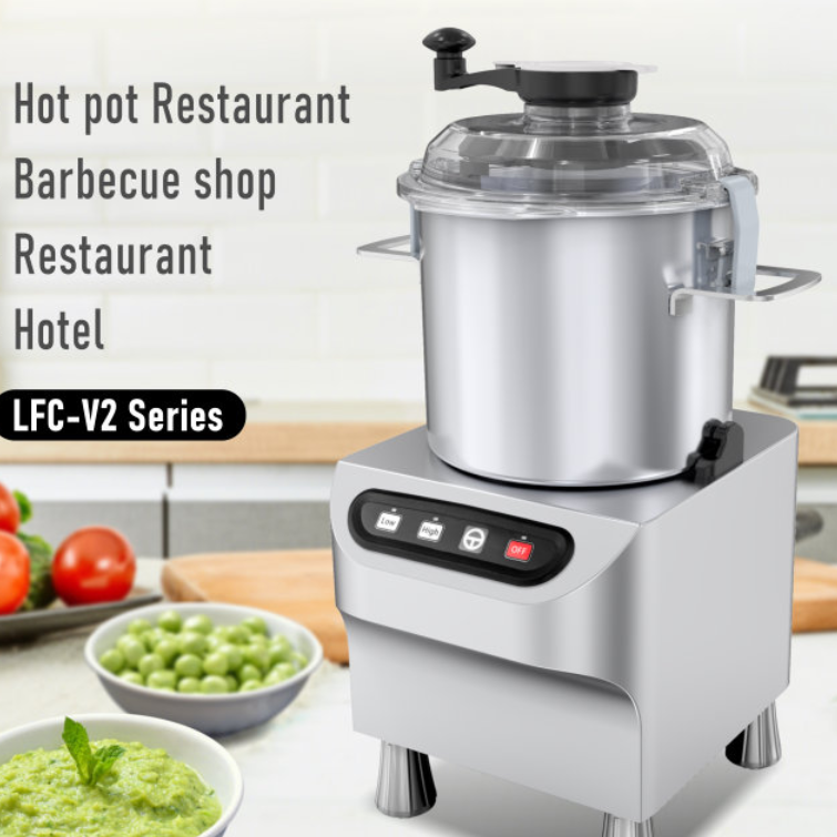 Yasaki Commercial Electric Vegetables and Meat Food Chopper Bowl Cutter Machine 18L 2200W