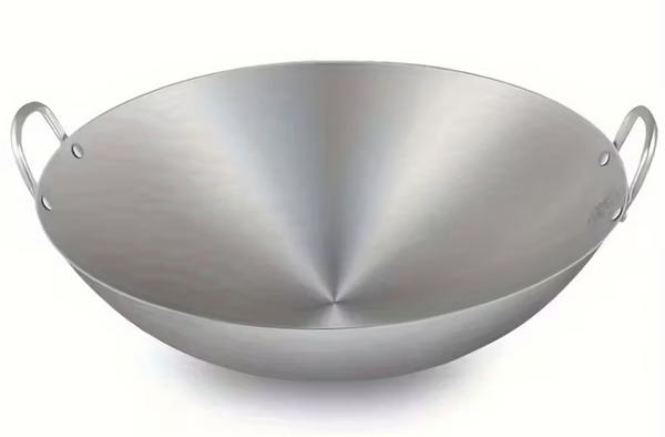 Stainless Steel Chinese wok/ kadai (4 sizes)
