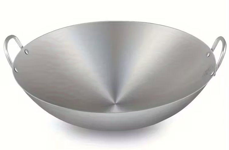 Stainless Steel Chinese wok/ kadai (4 sizes)