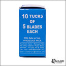 Topaz Stainless Double Edge Safety Razor Blades, 50 blades