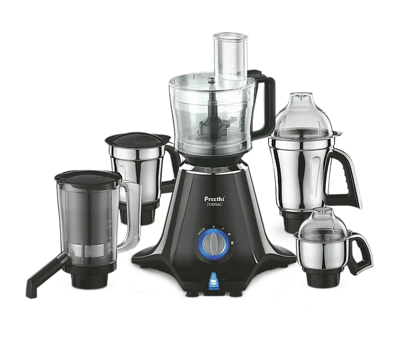 Preethi Zodiac Mixer Grinder 750 Watt motor with 5 Jars