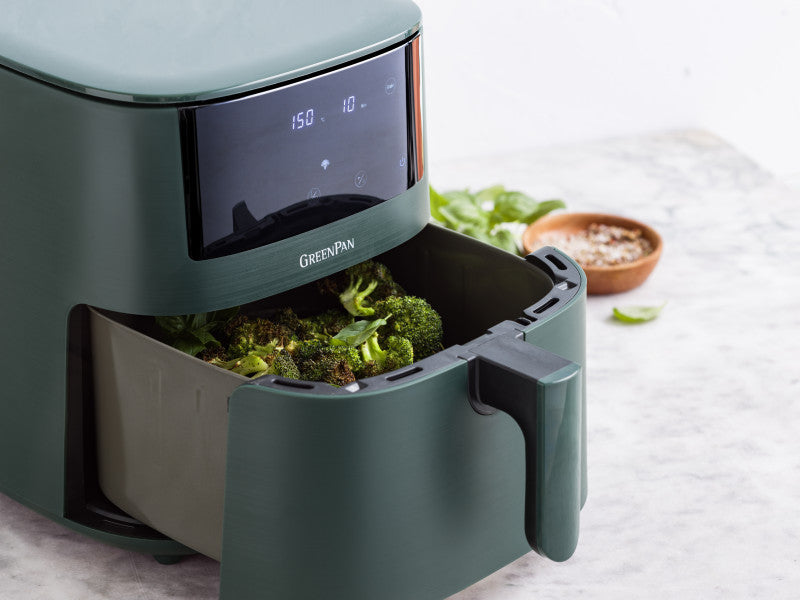 GreenPan Bistro Airfryer 1 basket 7.2L- Pine Green (Online Only)