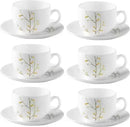 LaOpala Diva Citron weave Tea Cup & Saucers Set of 6 160ml,220ml