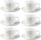 LaOpala Diva Citron weave Tea Cup & Saucers Set of 6 160ml,220ml