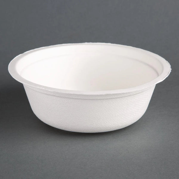 Corn-Starch Eco Friendly Disposable Bowl 350ml Pack of 12 Pcs | 100% Biodegradable | Strong & Leak Proof | Safe & Hygienic
