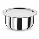 Hawkins 5L Tri-Ply Metro Patila with Lid SSP50S on white background