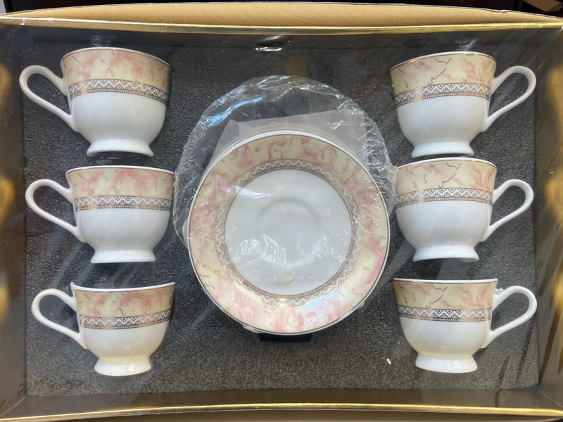 Imaar CTPL cup and saucer set luxury collection 6 cups and 6 saucers
