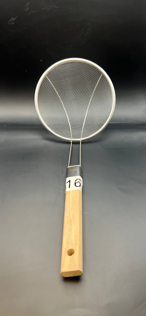 Steel Wire Strainer with Wooden Handle