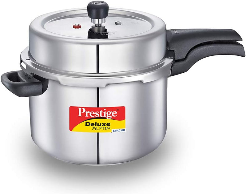 Prestige Pressure Cooker Deluxe Alpha Stainless Steel 8ltr