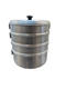 3 tier aluminium Steamer Pot For Home/ commercial