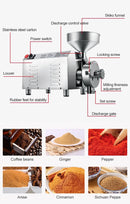 Dry Grinder machine for spices, wheat other grains 50Kg/hr Commercial/Domestic