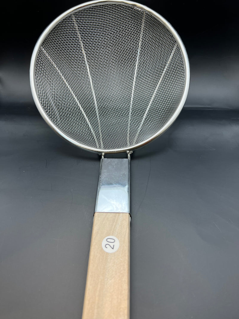 Steel Wire Strainer with Wooden Handle