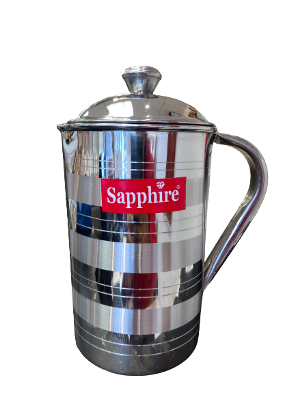 Stainless Steel Water Jug/pitcher with lid sapphire