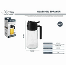 Glass oil sprayer 2 in 1