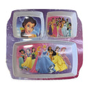 princess melamine 3 partition plate on white background