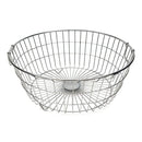 Steel Dish Drainer Basket For Kitchen Utensils Round