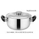 Stainless Steel Casserole Royal with Airtight Lid