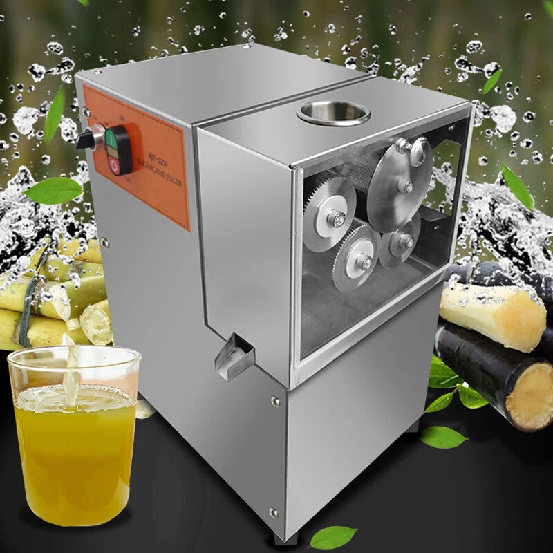 Electric SugarCane Juicer/ Sugarcane Mill Press Machine 4 Roller