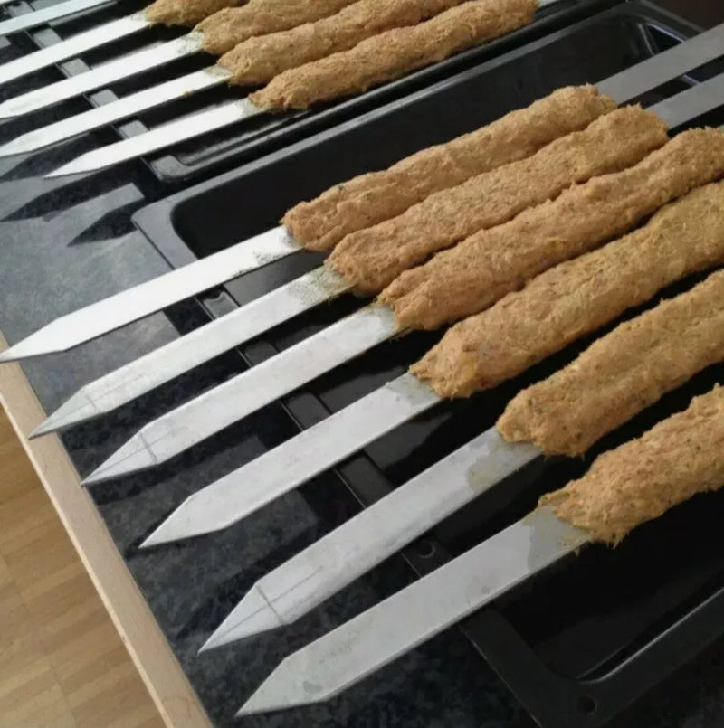 Flat Seekh/skewers for tandoor/bbq (Shammi kebab)
